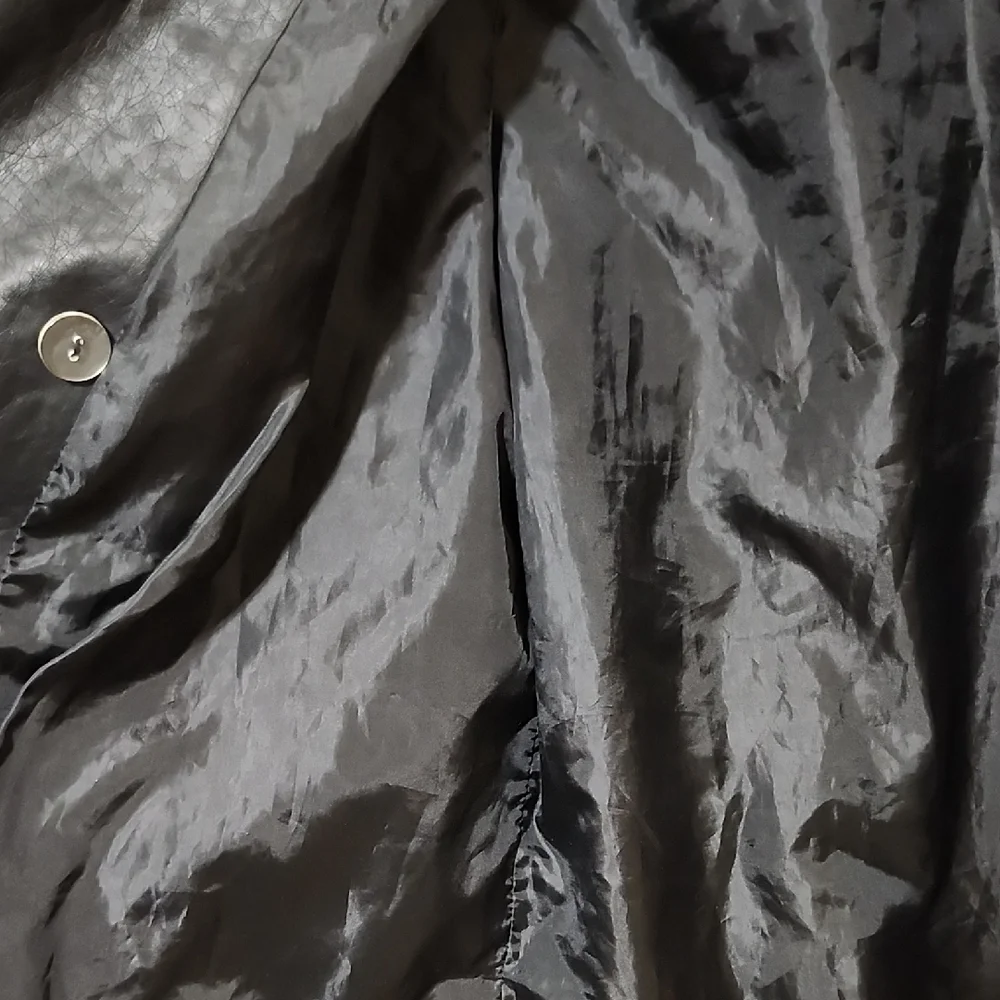 Toxik3 Black Faux Leather Jacket - Picture 8 of 9